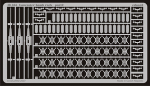 Eduard 48565 Lancaster bomb rack 1/48 (TAMIYA) – immagine 2