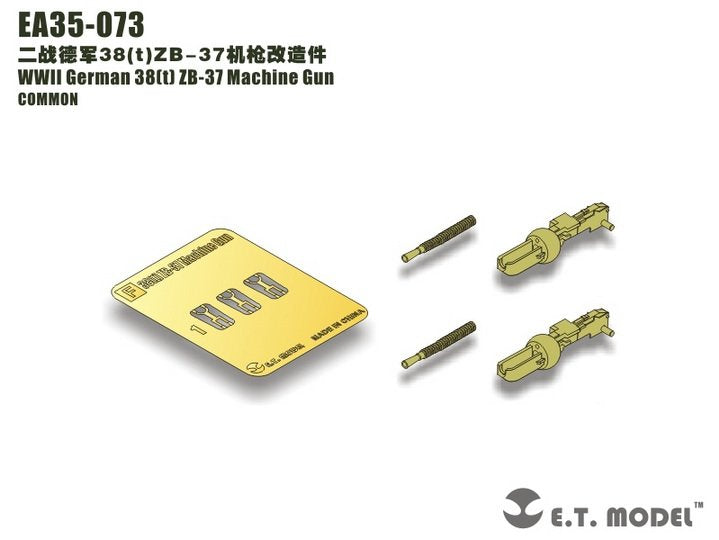 E.T. Model EA35-073 WWII German 38(t) ZB-37 Machine Gun For DRAGON Kit 1/35 – Bild 2