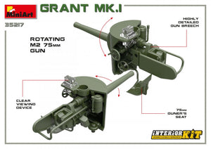 MiniArt 35217 Grant Mk.I w/interior 1/35 – imagen 12