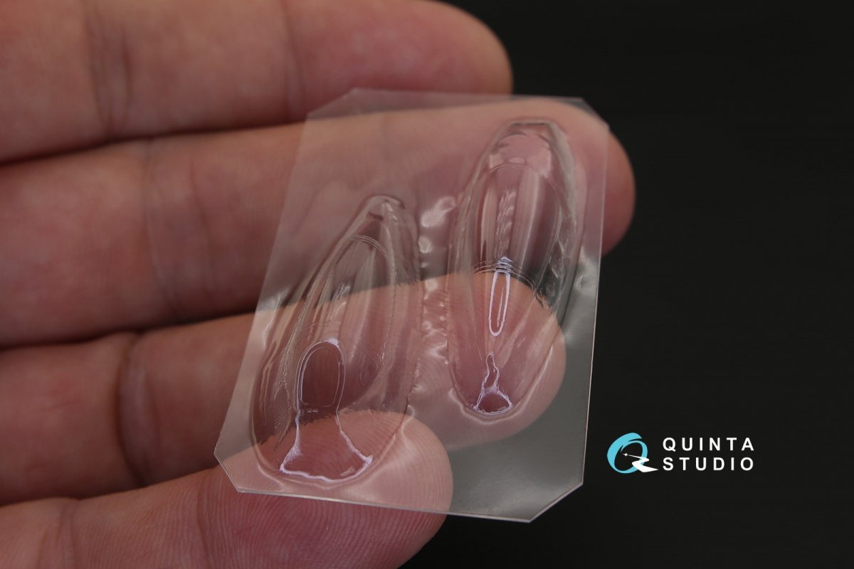 Quinta Studio QC72026 MiG-15 vacuformed clear canopy (for Eduard kit) 1/72 – image 3