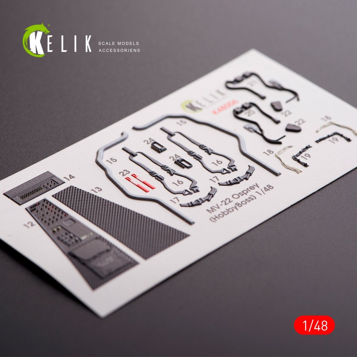 KELIK K48006 MV-22 OSPREY INTERIOR 3D DECALS FOR HOBBY BOS KIT 1/48 – Bild 3