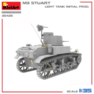 MiniArt 35425 M3 STUART LIGHT TANK, INITIAL PROD 1/35 – immagine 6