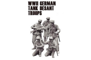 Das Werk DWF016 WWII German Tank Desant Troops 1/16