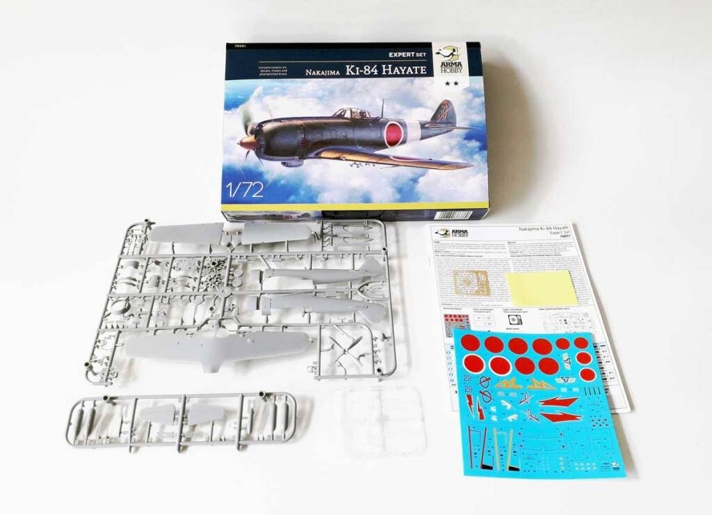 Arma Hobby 70051 Nakajima Ki-84 Hayate Expert Set 1/72 – Bild 4