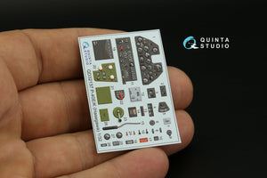Quinta Studio QD32137 P-40E/K 3D-Printed &amp;amp; coloured Interior on decal paper (Hasegawa) 1/32 – immagine 4