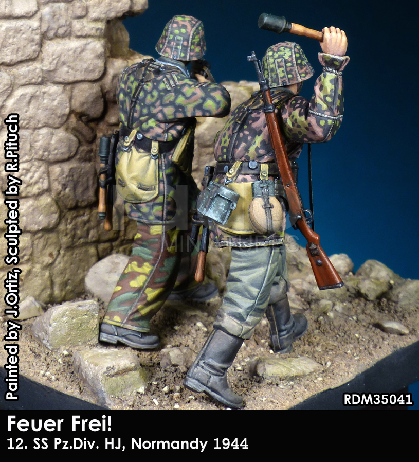 RADO Miniatures RDM35041 Feuer Frei 12.SS Pz.DiV. HJ Normandy 1944 1/35 – Bild 3