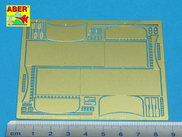 Aber 35A106 Turret side stowage bins for german tank Pz.Kpfw. VI Ausf.E - Initial production model 1/35 – immagine 2