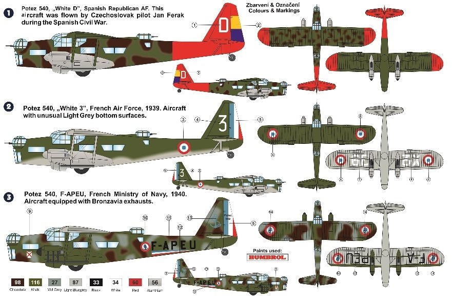 AZ Model AZ7641 Potez 540 Bomber 1/72 – Bild 2