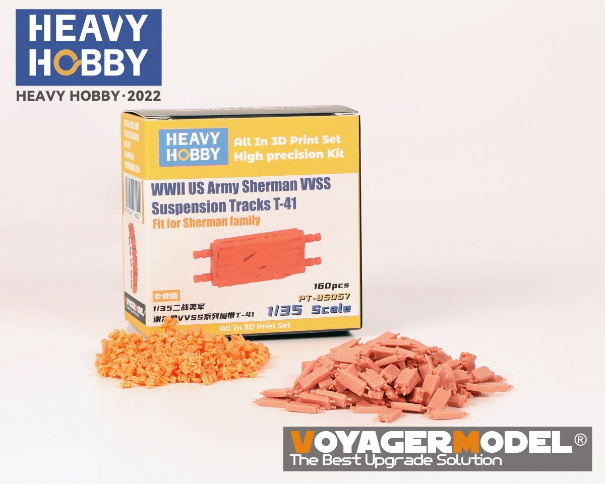 Heavy Hobby PT35057 Chenilles à suspension VVSS pour char Sherman T-41 de l&amp;#39;armée américaine (Seconde Guerre mondiale) au 1/35 – image 2