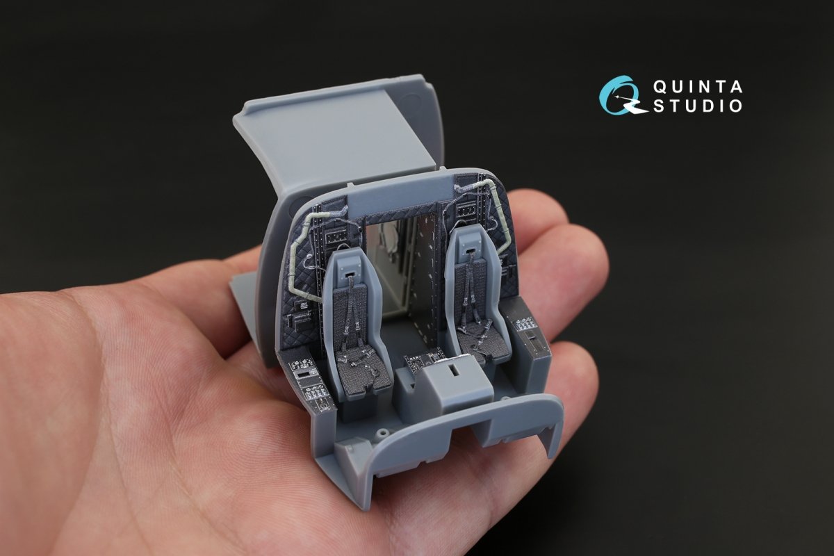 Quinta Studio QD48182 MV-22 Osprey 3D-Printed &amp;amp; coloured Interior on decal paper (for HobbyBoss kit) 1/48 – immagine 4