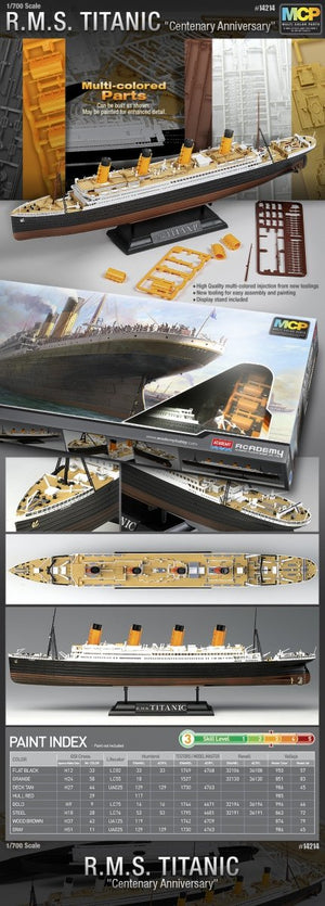 Academy 14214 R.M.S. TITANIC 1/700 – imagen 2