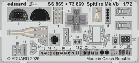 Eduard SS869 Spitfire Mk. Vb IBG 1/72