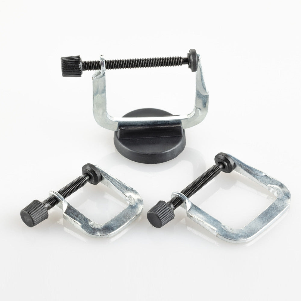 Heller 99003 Screw Clamp Set (3 Pieces) with Magnetic Base – immagine 2