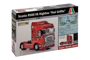Italeri 3882 Scania R560 V8 Highline Red Griffin 1/24 – immagine 2