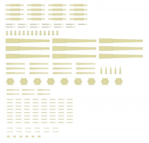 MK1 Design MS-20013 HMS RODNEY ARMAMENT SET 1/200 – imagen 6