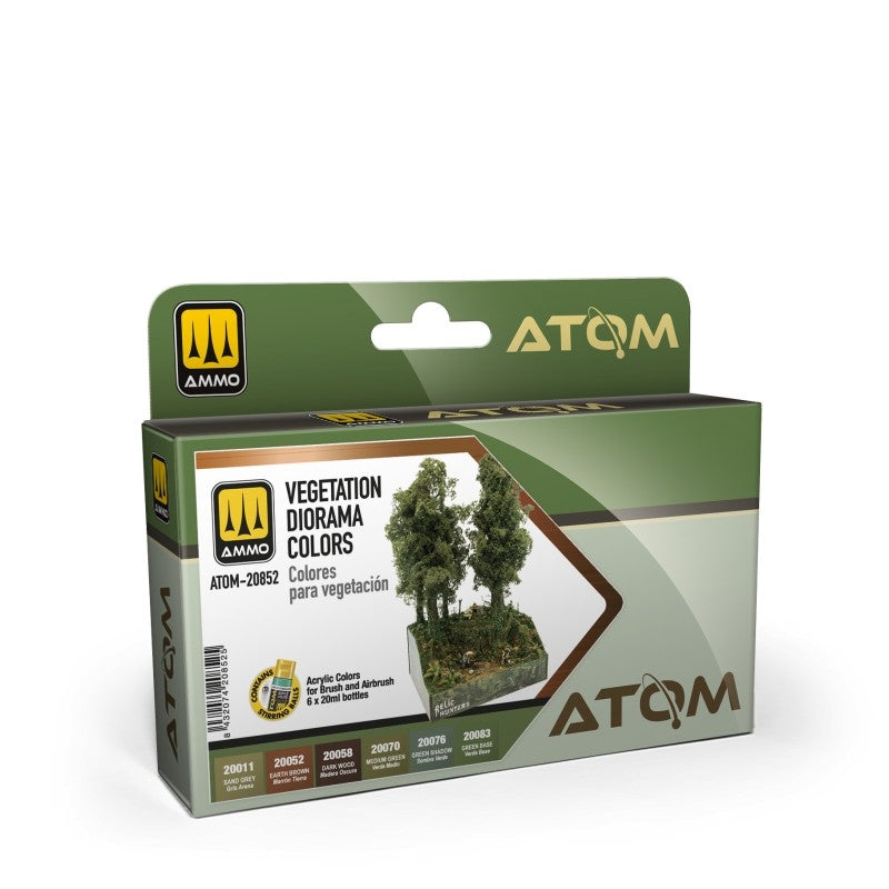 AMMO by Mig Jimenez 20852 Vegetation Diorama colors Set 6x20ml