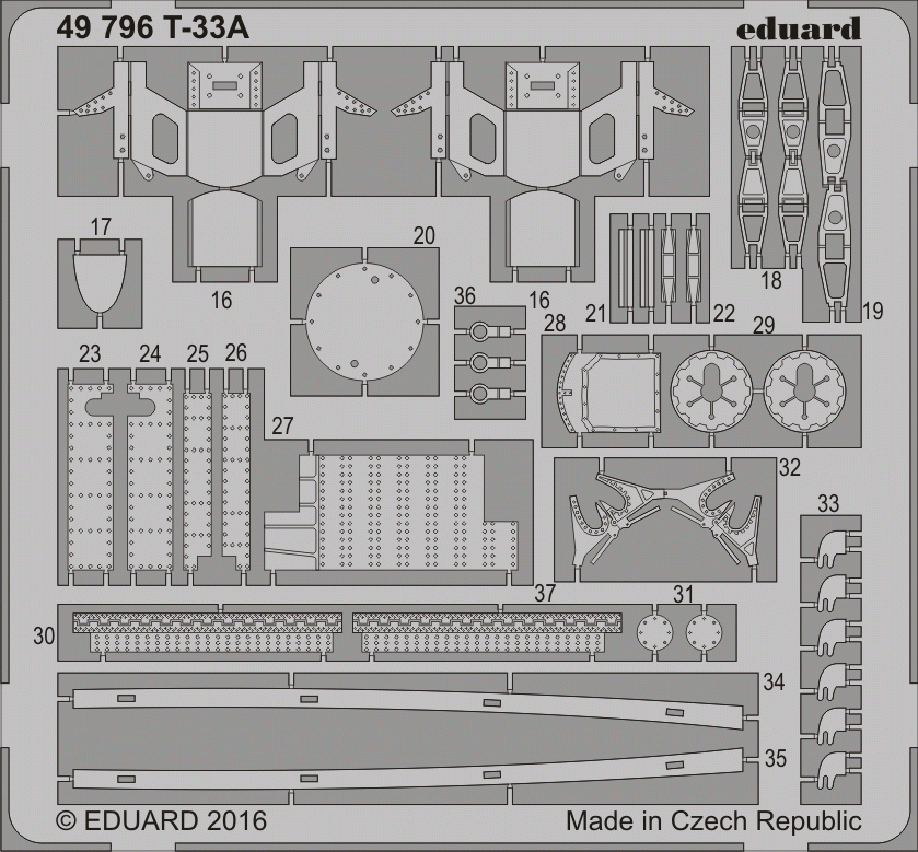 Eduard 49796 T-33A GREAT WALL HOBBY 1/48 – immagine 2