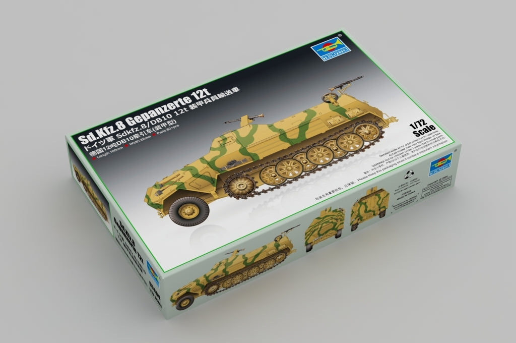 Trumpeter 07404 Sd.Kfz.8 Gepanzerter Zugkraftwagen 12t 1/72 – immagine 2