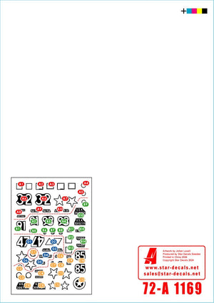 Star Decals 72-A1169 US 6th Armored Division 3. The Super-Sixth in Europe 1944-45. Tank Mix 1/72 – Bild 2