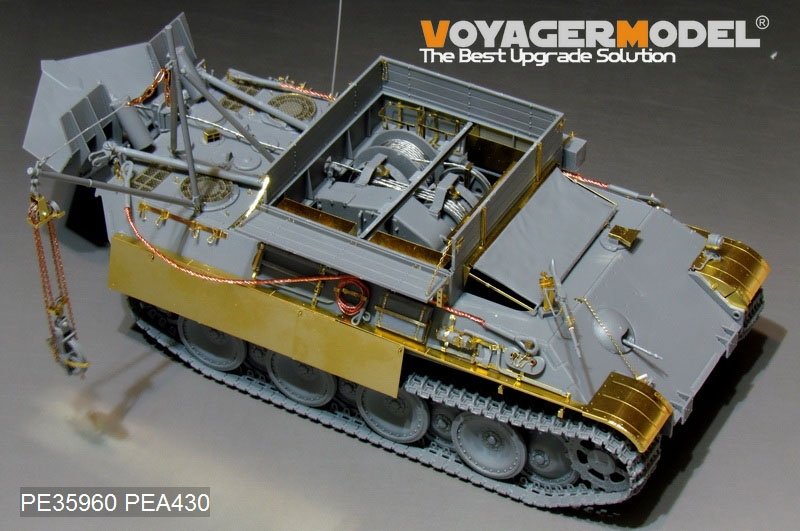 Voyager Model PE35960 WWII German Bergepanther Ausf.G Basic For TAKOM 2107 1/35 – Bild 10