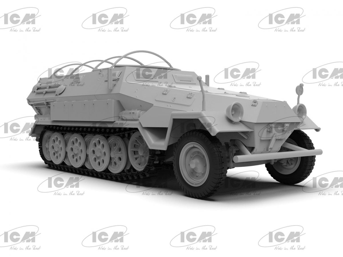 ICM 35113 Krankenpanzerwagen Sd.Kfz. 251/8 Ausf А, livery variant for the Eastern Front, 1941-42 1/35 – Bild 6