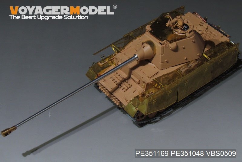Voyager Model PE351169 WWII German Pz.Kpfw.IV Ausf.J（mit Panther F turret）（For RFM 5068） 1/35 – immagine 2