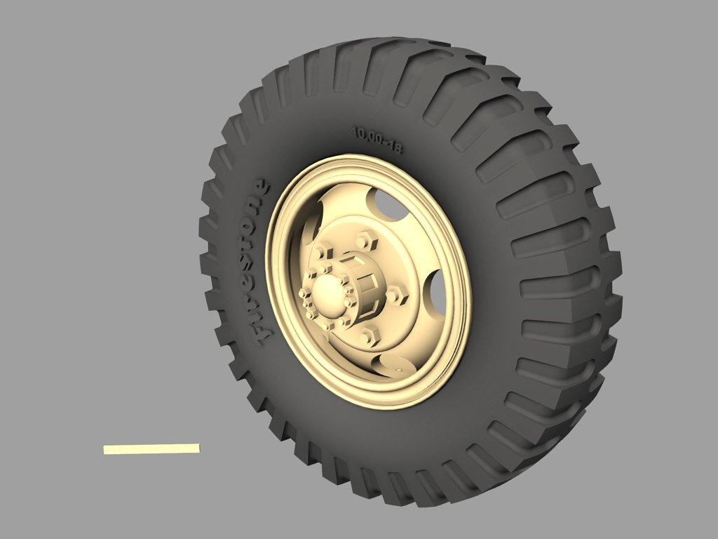 Panzer Art RE35-335 Marmon-Herrington road wheels (Dunlop) 1/35 – immagine 2
