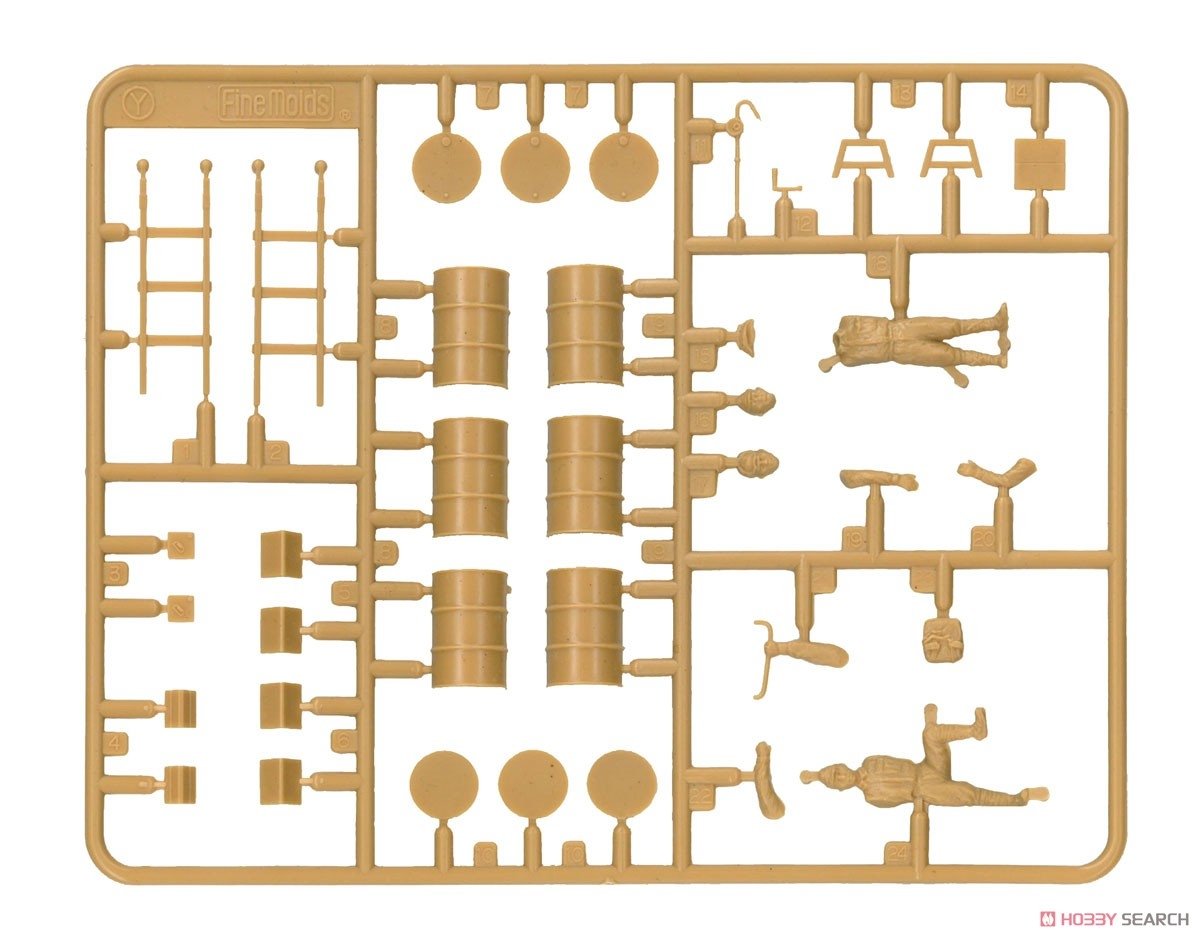 FineMolds 48994 B-339 Buffalo &amp;quot;Japanese Army&amp;quot; w/Ground Crew &amp;amp; Equipment 1/48 – zdjęcie 6