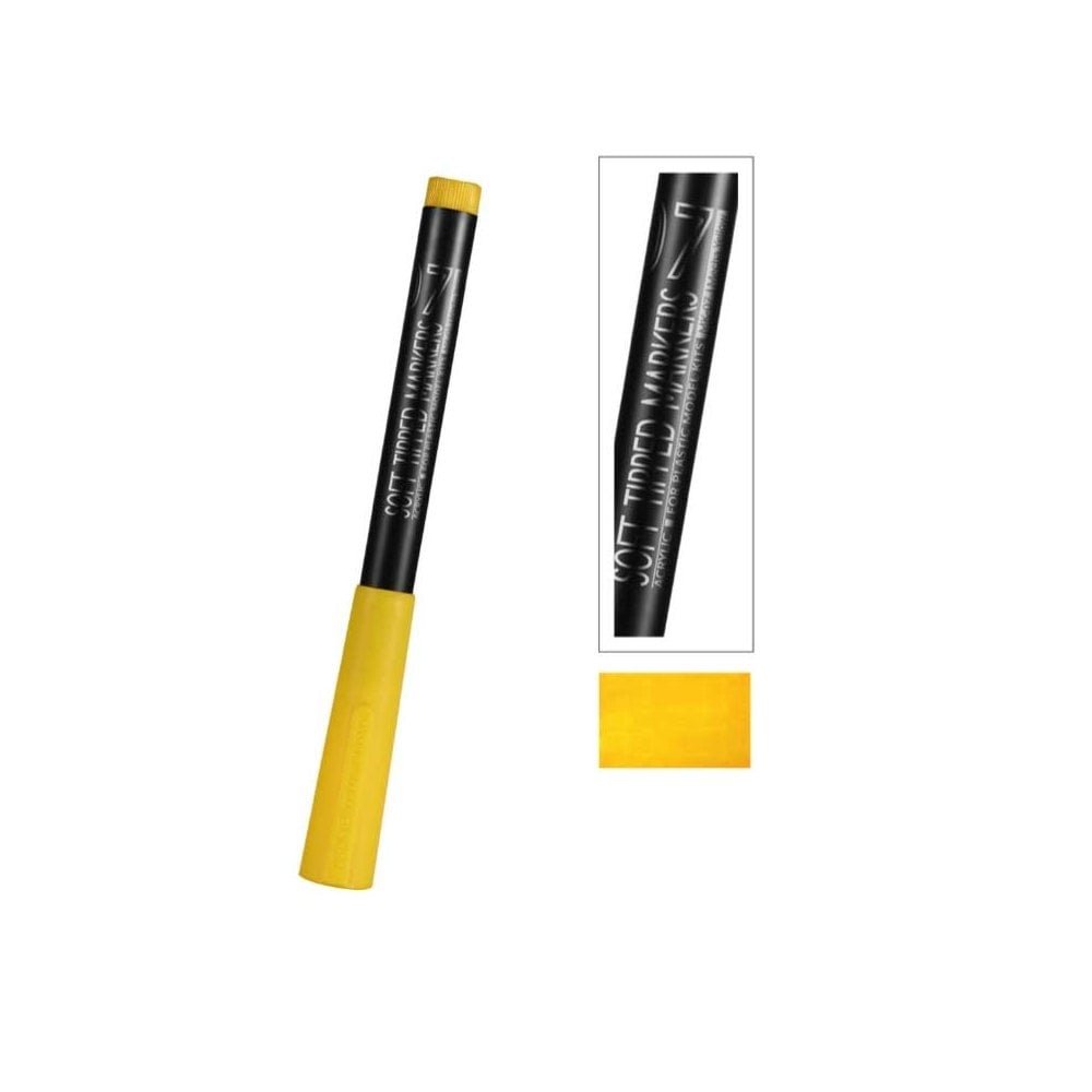 DSPIAE MK-07 Mecha Yellow Soft Tipped Marker Pen