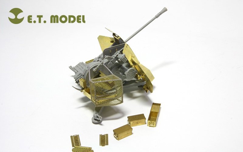 Maquette ET E35-026 Canon antiaérien allemand FLAK 43 de 3,7 cm de la Seconde Guerre mondiale (pour TRUMPETER 02311) (1/35) – image 4
