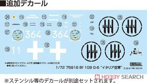 Fine Molds 75916 Bf 109 G-6 Regia Aeronautica 1/72 – zdjęcie 5
