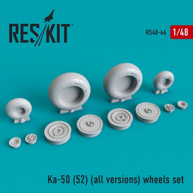 RESKIT RS48-0046 Ka-50 (52) (all versions) wheels set 1/48