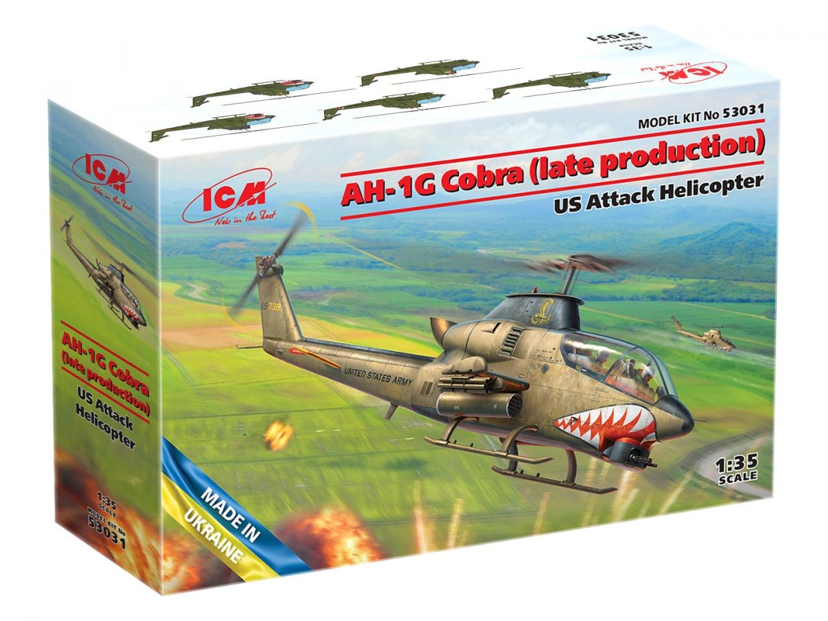 ICM 53031 AH-1G Cobra (late production) US Attack Helicopter 1/35 – Bild 2
