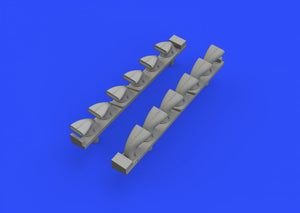 Eduard 648402 Bf 109G-6 exhaust stacks TAMIYA 1/48 – immagine 2