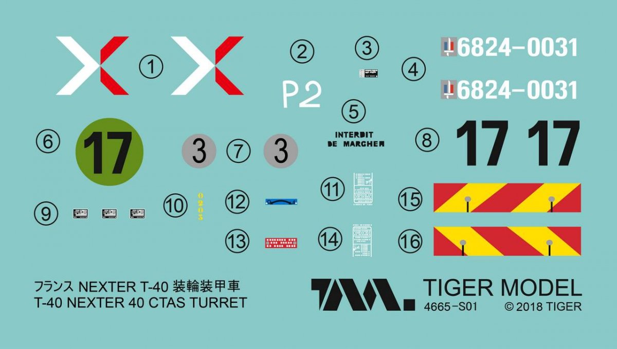 Tiger Model 4665 T-40 NEXTER 1/35 – imagen 20