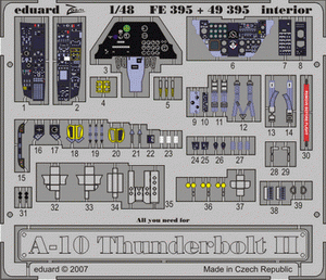 Intérieur Eduard 49395 A-10 1/48 Hobby Boss