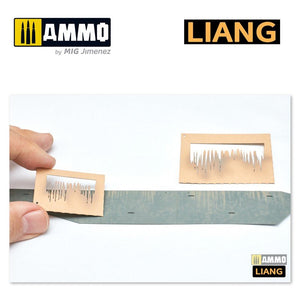 Liang 0002 Streaking &amp;amp; Wet Effects Airbrush Stencils – image 4