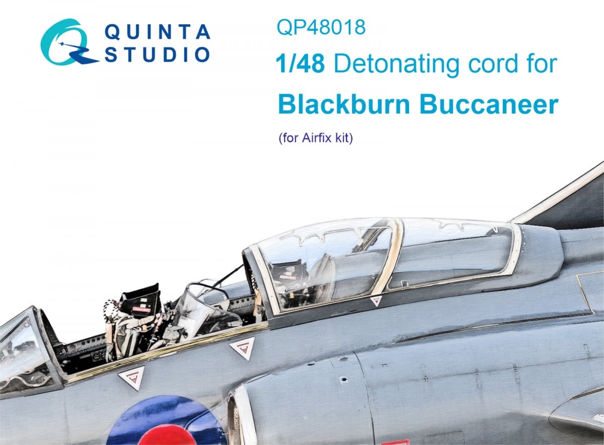 Quinta Studio QP48018 Blackburn Buccaneer Detonating cord (Airfix) 1/48