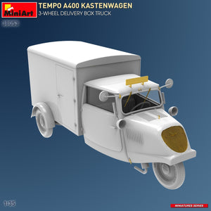 MiniArt 38053 TEMPO A400 KASTENWAGEN 3-WHEEL DELIVERY BOX TRUCK 1/35 – image 3