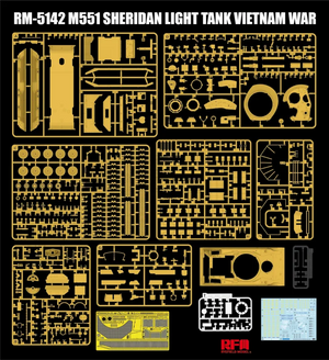 Rye Field Model 5142 M551 Light Tank Sheridan Vietnam War 1/35 – image 9