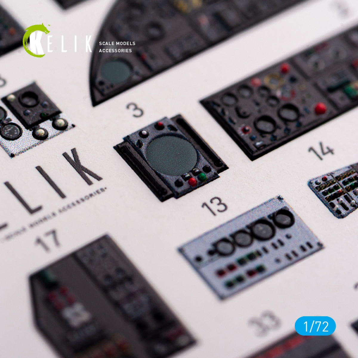 KELIK K72065 Handley Page Victor B Mk2 interior 3D decals for Airfix kit 1/72 – zdjęcie 7