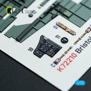 Kelik K72210 Bristol Blenheim Mk.IV - interior 3D decals for Airfix kit 1/72