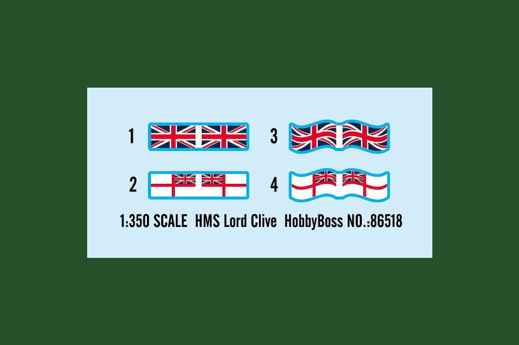 Hobby Boss 86518 HMS Lord Clive 1/350 – immagine 3