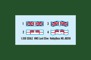 Hobby Boss 86518 HMS Lord Clive 1/350 – immagine 3