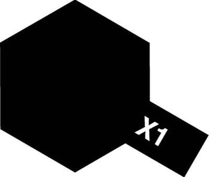 Tamiya X1 Black (81501) Acrylic paint 10ml – zdjęcie 2