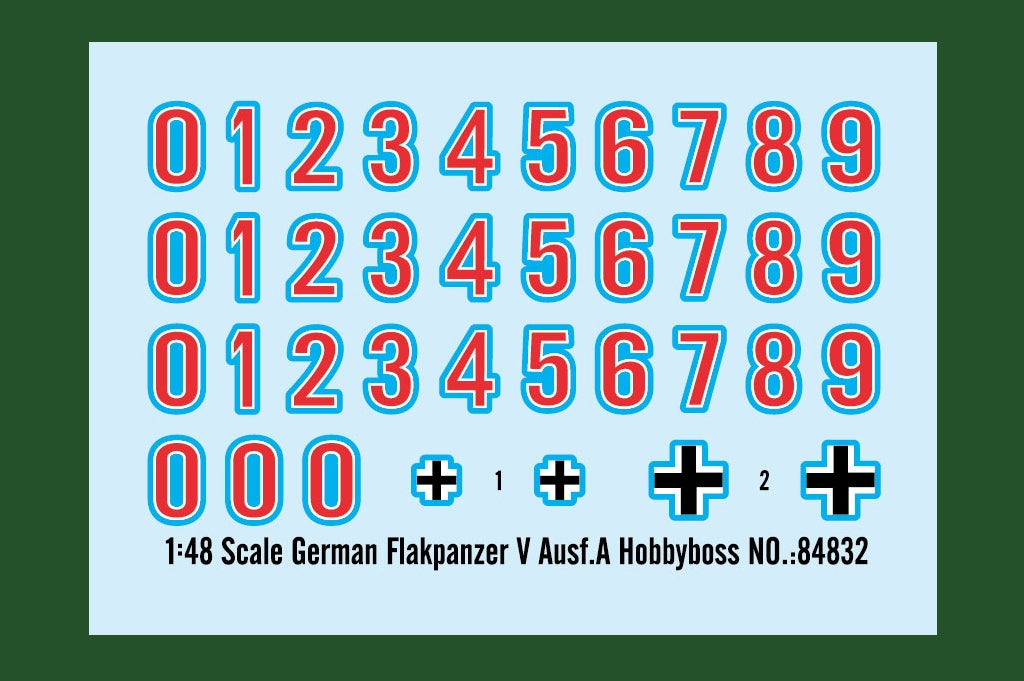 Hobby Boss 84832 German Flakpanzer V Ausf.A 1/48 – immagine 3
