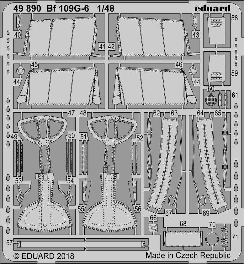 Eduard 49890 Bf 109G-6 TAMIYA 1/48 – image 2