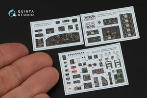Quinta Studio QDS-48561 Boeing B-17G 3D-Printed &amp;amp; colored Interior on decal paper (HK models) (small version) 1/48 – image 2