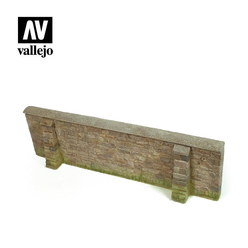 Vallejo SC109 Diorama Accessories Rural Stone Wall 24x7 cm 1/35