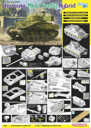 Dragon 6228 Sherman Mk.Ic Firefly Hybrid 1/35 – image 2